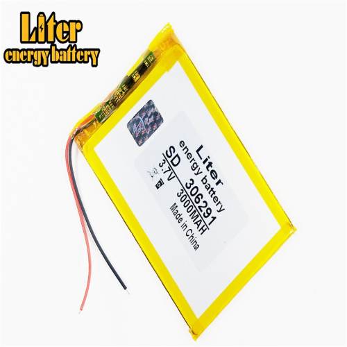 306291 3.7v 3000Mah Liter energy battery Lithium Polymer Battery With Board For Gps Tablet Pc Digital Products