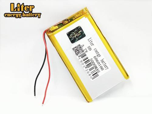 5000mAh 3.7V 6060100 Liter energy battery  Lithium Polymer Battery For MP4 MP5 Tablet DVD MID Digital Product
