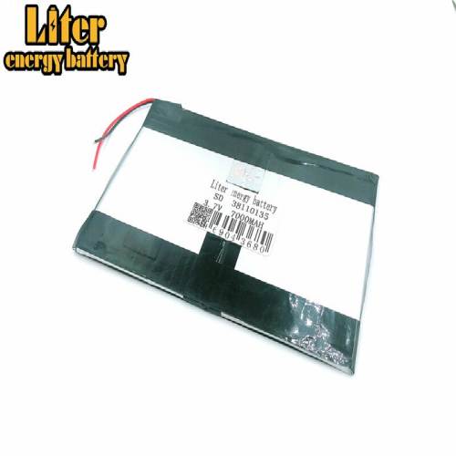 3.7V 38110135 7000MAH VI40 V971  gemei G6T electric generation 10.1 inch tablet computer