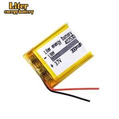 3.7V 402530 300MAH Liter energy battery Rechargeable Li-ion Cell Batteries For MP3 MP4 GPS Smart Watch Bluetooth Mice