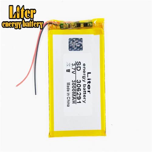 306291 3.7v 3000Mah Liter energy battery Lithium Polymer Battery With Board For Gps Tablet Pc Digital Products
