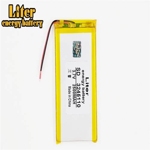 3.7V,2500mAH,3245110 BIHUADE Polymer lithium ion / Li-ion battery for tablet pc,GPS,E-BOOK;POWER BANK;