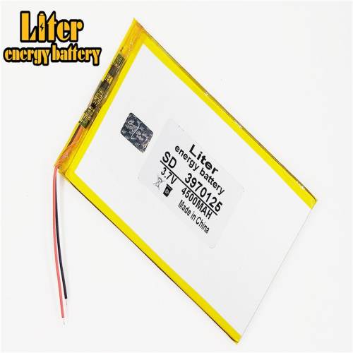 3.7V 4500mah 3970125 Liter energy battery Lithium Polymer Li-Po Rechargeable battery For DIY GPS Power Tablet PC MID DVD PAD
