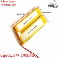 Size 1270130 3.7v 14000mah Liter energy battery Lithium Polymer Battery With Board For Tablet