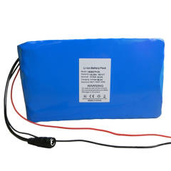 High capacity industrial custom 44.4V 15.2Ah li-ion battery pack with plastic holder