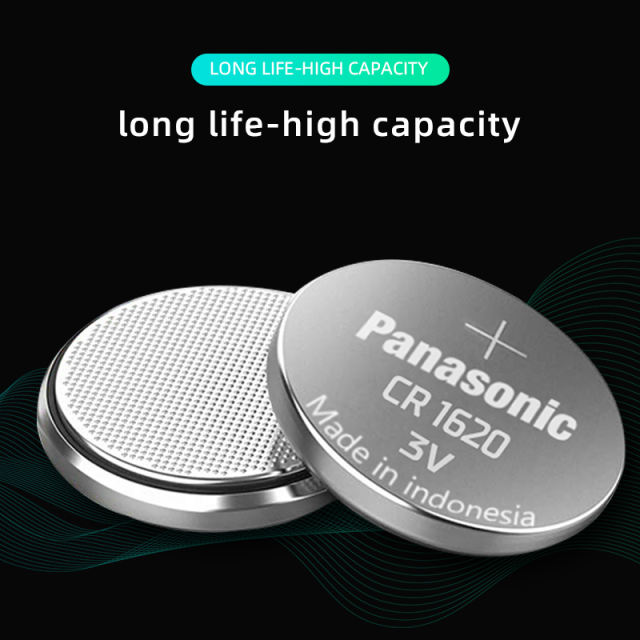 Brand New Panasonic original CR1620 button battery cr1620 ECR1620 GPCR1620 3v lithium battery for game PDA LED light