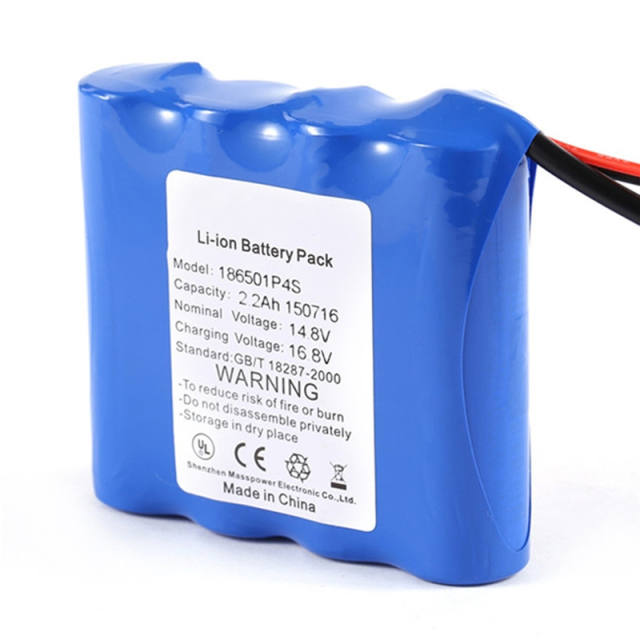Factory price 14.8v 17A high capacity lipo battery pack 12s4p electric skateboard battery pack 18650 pack