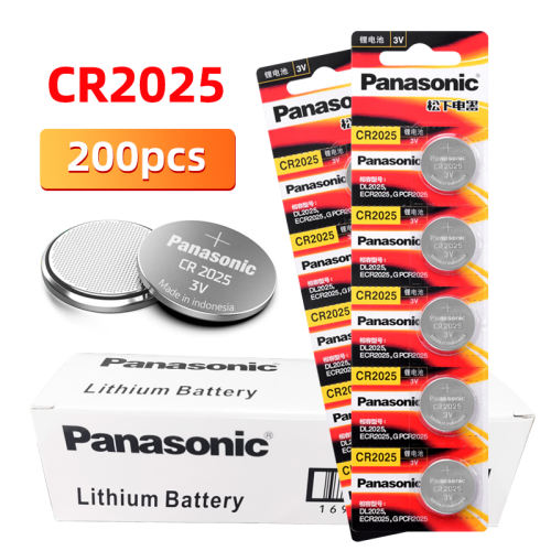 Brand New Button PANASONIC  cr2025 Button Cell Batteries 3V Coin Lithium game, digital camera, camcorder BR2025 2 orders