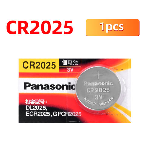 PANASONIC 1pcs/lot cr2025 Brand New Button Cell Batteries 3V Coin Lithium Battery For Watch Remote Control Calculator cr 2025