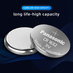 PANASONIC 1pcs/lot cr1632 ECR1632 DL1632 KCR1632 LM1632 KL1632 Button Cell Batteries 3V Coin Lithium counter clock