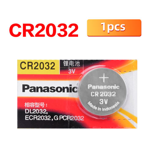 Original PANASONIC 1pcs/lot cr2032 Button Cell Batteries 3V Coin Lithium Battery For Watch Remote Control Calculator cr2032