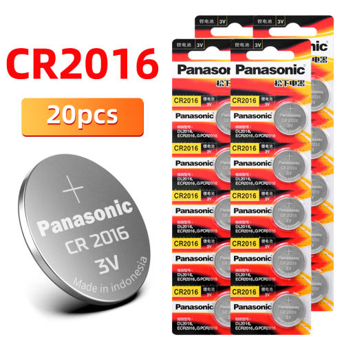 PANASONIC  cr2016 BR2016 DL2016 LM2016 KCR2016 ECR2016 Button Cell Batteries 3V Coin Lithium LED light voice recorder