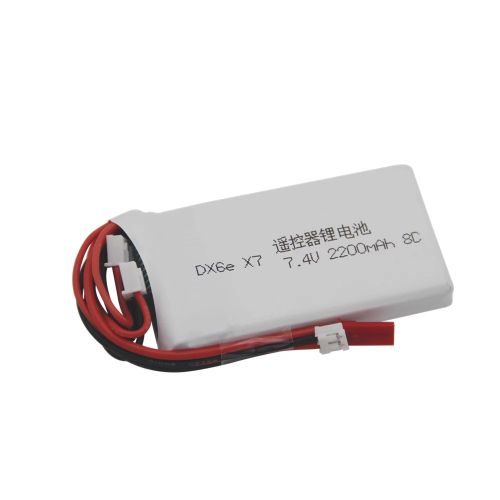 RC Battery 1pcs Li-Polymer lipo battery Spektrum dx6e DX6 Taranis Q X7 2S 7.4V 2200MAH 8c Transmitter