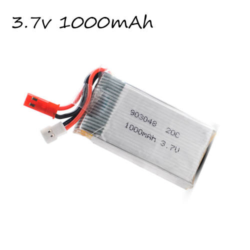 2pcs 3.7v 1000mAh 20c 903048 Lipo Battery for MJXRC x600 Remote Control six-axis Aircraft Spare Parts