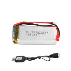 903472   7.4v 1800mAh lithium battery remote control vehicle remote control aircraft accessories 1 order