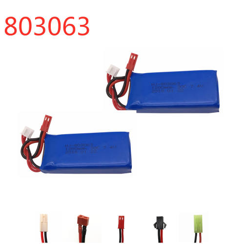 7.4v 1200mAh Lipo Battery with EU charger For YiZhan X6 MJX X101 X102h X1Brushless H16 WLtoys V353 V333 V323 V666 V262 RC Parts