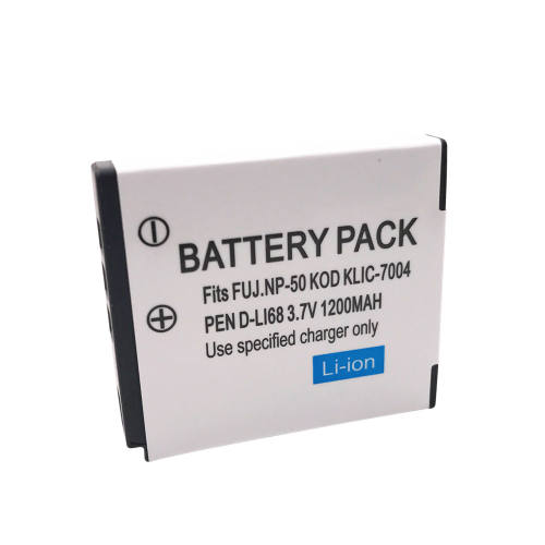 1200mAh NP-50 FNP50 NP50 KLIC-7004 D-Li68 Battery for Fujifilm X10 X20 XF1 F50 F75 F665 F775 F900 EXR F505 F305 F85 F200 F100