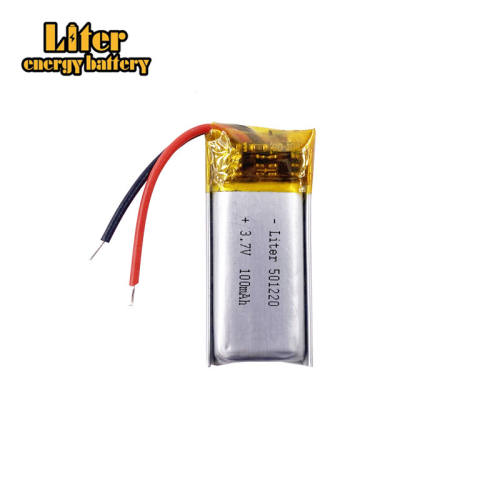 3.7v 501220 100mAh Liter energy battery lithium Li ion polymer rechargeable battery For Mp3 MP4 MP5 GPS PSP mobile bluetooth