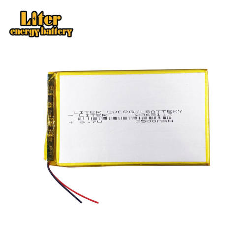 2865112 3.7V Rechargeable batteries 2500MAH Liter energy battery lithium polymer battery tablet battery mobile power