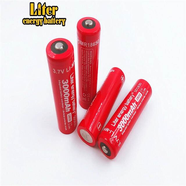 2PCS New Original Liter energy battery 18650B SD18650 Rechargeable Li-ion battery 3.7V 3000mAh +