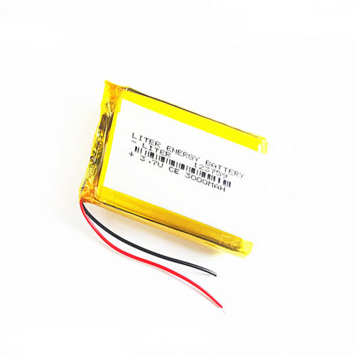 3.7V 3000MAH 123759 Lithium Polymer LiPo Rechargeable Battery For Mp3 headphone PAD DVD bluetooth camera