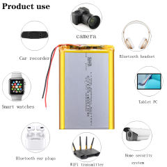 126090 3.7v 8000mAh Liter energy battery lithium ion rechargeable Polymer battery for GPS POWER BANK Tablet MID Toys