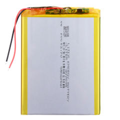 407595 3.7v 5500mah Liter energy battery polymer lithium ion battery for android tablet E-Book Navigator