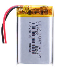 3.7v 302040 250mah Polymer Lithium Battery Mp4 Mp3 Clip Small Toy Sound Lipo battery
