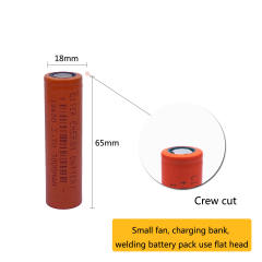 2pcs 18650 3.7V 3000mAh Large Capacity Rechargeable Li-ion Battery for Flashlight Headlight Walkie Talkie