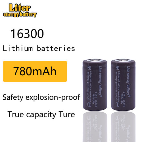 20pcs Liter Energy Battery Rcr 123 16340 780mah 3.7v Li-ion Rechargeable Battery Lithium Batteries With Retail Package