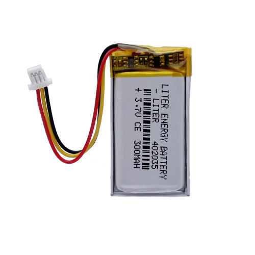 3.7V 300mAh 402035 Lithium Polymer LiPo battery with JST for Handheld GPS Mp3 Bluetooth Xiaomi Yi smart dash camera DVR