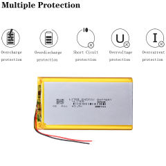 Size 3570100 3.7v 4000mah BIHUADE Lithium Polymer Battery With Board For 7 Inch Tablet Pc