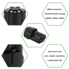 10.8V 2000mAh Lithium Cordless Drills Rechargeable Replacement Battery for Boschs Power Tools BAT411 BAT412A BAT413A BAT411A