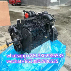 Motorcycle engine part Komatsu 6D102 engine long block assembly for bulldozer Excavator parts