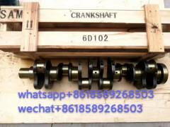 TEM Excavator Spare Parts 8DC91 ME996186 forged steel Small Engine Crankshaft crank shaft For Construction Excavation accessories