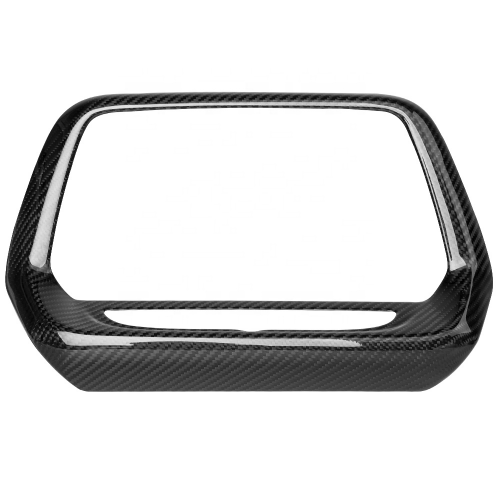 Per Chevrolet Camaro 2016 2017 2018 2019 In Fibra di Carbonio 8 &quot;Radio Trim