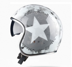 RETRO OPEN FACE HAMLET HELMET SH-6058