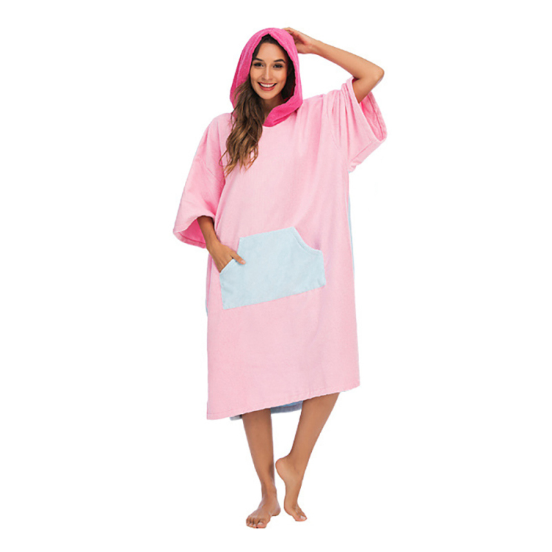 280GSM Colorful Microfiber Surf Poncho