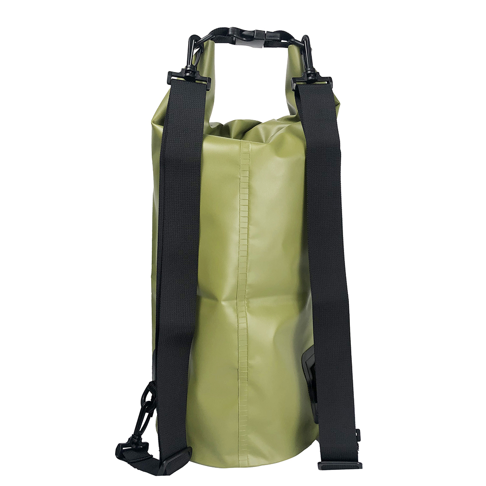 Solid Color Waterproof Dry Bag with Zipper