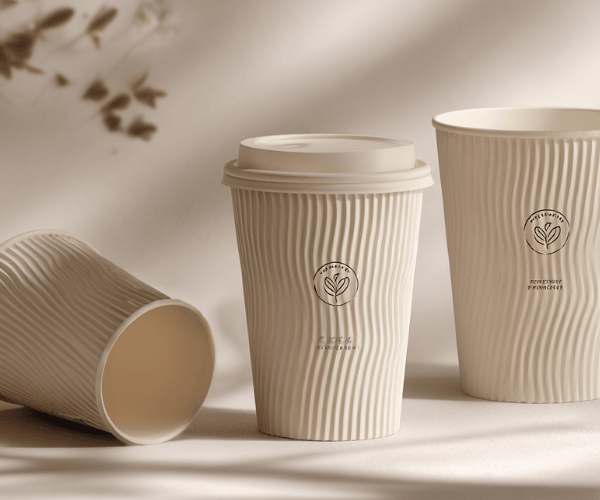 custom pattern embossing paper cups