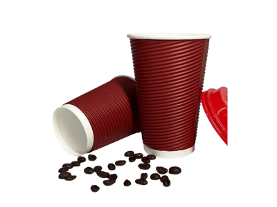 custom embossed coffee cups