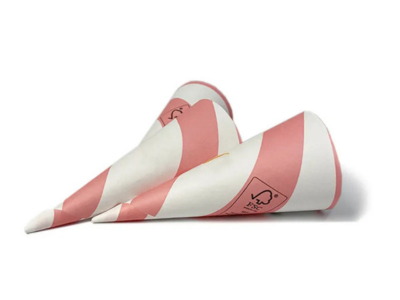 bulk size paper cone sleeve cups