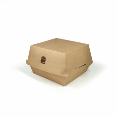 Eco Friendly Brown Kraft Takeaway Hamburger Box