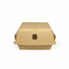 Eco Friendly Brown Kraft Takeaway Hamburger Box