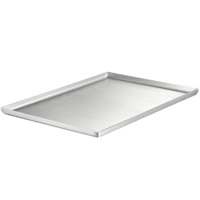 WHISTLER Stainless Steel Outdoor Rectangular Heavy Duty Easy Clean Flat Top Cooking Plate Griddle Pan with Even Heating for Charcoal/Gas Grills 28 / 34/ 42 inches
