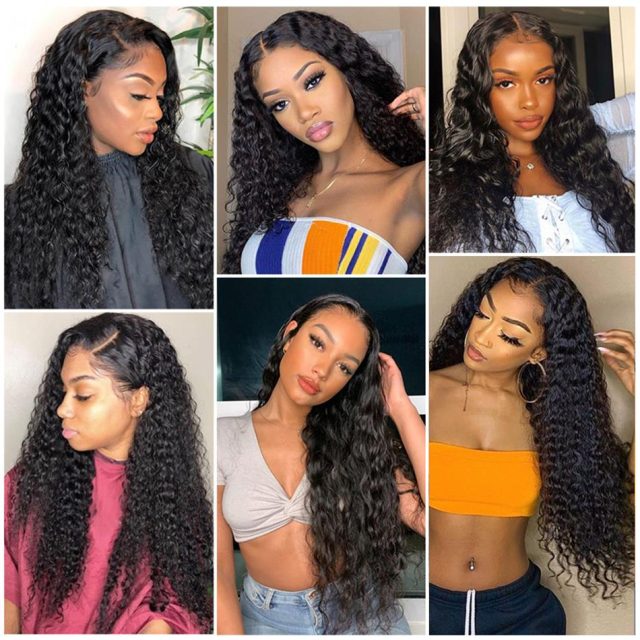 Brazilian braided bundles for hair extensions Water beam natural hair extensions virgin bundles
