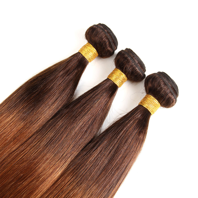 Colorful Brazilian Straight Hair Weave Bundle Hair Weave Extensions