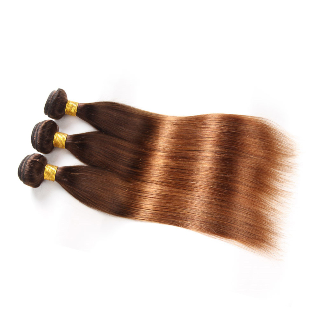 Colorful Brazilian Straight Hair Weave Bundle Hair Weave Extensions