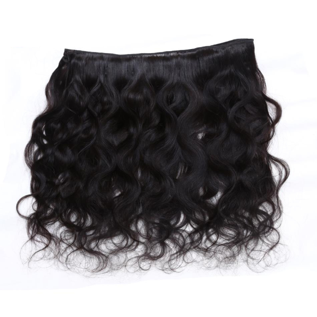 Human Wave Hair Bundle 1PC Virgin Hair Bundle Natural Color Free Shipping Natural Wigs Human Hair Weave Hair Bundle