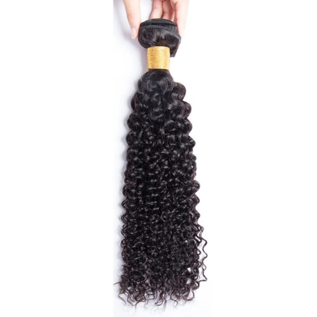 Brazilian water ripple hair bundle with frontal 100% human hair